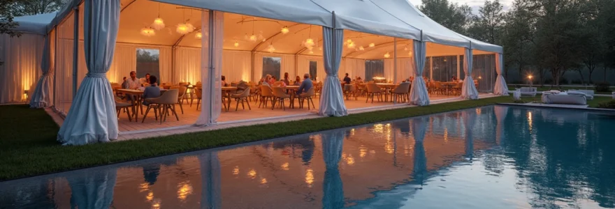 Location de tentes de réception